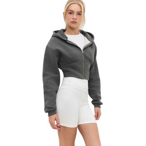 No Matter What Sweatvest  antraciet