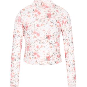 faina Blouse  groen / lichtroze / wit