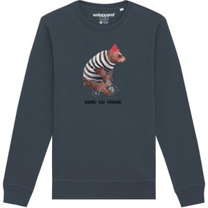 Watapparel Sweatshirt 'Tour de Franz'  antraciet / gemengde kleuren