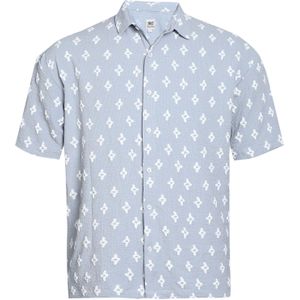 Campus Sutra Overhemd 'Tori'  blauw / wit