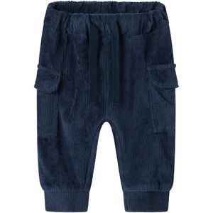 Name It Broek - Velvet - NbmRonny - Navy Blazer - Name It - 50 - Broeken - Katoen