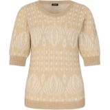 JOOP! - Trui 'Kathe' - Beige/Wit - Knitwear