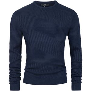 JEFF Trui 'JFAbram'  donkerblauw