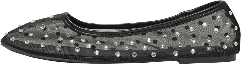 Onlakira - Ballerina's - Low-top - Kralen - Duurzame TPR Buitenzool - Vierkante Neus