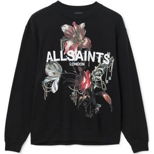 AllSaints Sweatshirt 'ANIA ETTA'  donkergroen / donkerrood / zwart / wit