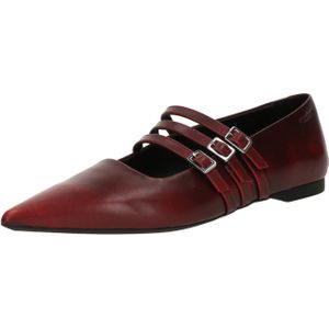 VAGABOND SHOEMAKERS Ballerina met riempjes 'HERMINE'  roestbruin