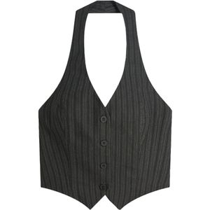 Bershka Gilet  grijs / antraciet