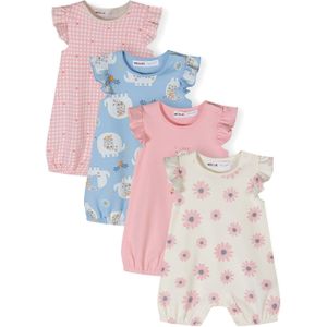 MINOTI Rompertje/body  blauw / pink