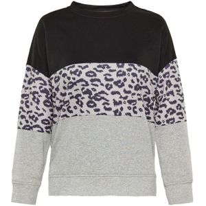 FELIPA Sweatshirt 'Fashion Look'  grijs / grijs gemêleerd / zwart