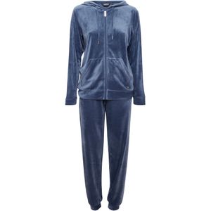 Oxmo - Oxmitta - Joggingpak - Blauw - Fluweel/Nicky Velours
