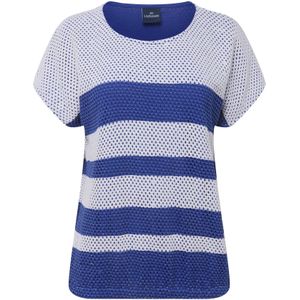 LAURASØN Trui  violetblauw / wit