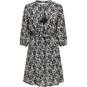 JDY Jurk 'JDYSAPNA'  zwart / wit