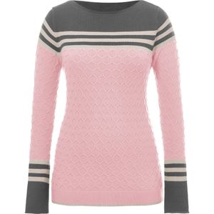 Imily Bela Trui  taupe / grijs / lichtroze