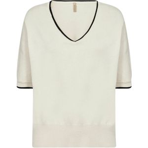 Soyaconcept Trui ' DOLLIE'  crème / appel / zwart