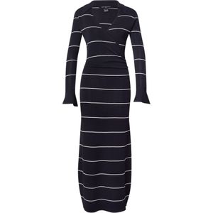 FRENCH CONNECTION Jurk 'OTTIE'  navy / wit