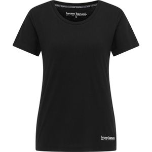 Bruno Banani Shirt 'Green'  zwart / wit