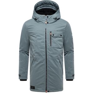 STONE HARBOUR Winterjas 'Fintaan XX'  lichtblauw