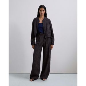 Scalpers Tussenjas 'Obom'  marine / bruin