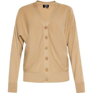 DreiMaster Klassik Gebreid vest 'Iparo'  camel