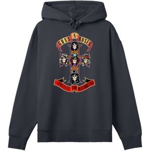 F4NT4STIC Sweatshirt 'Guns 'n' Roses Appetite For Destruction'  lichtblauw / lila / rood / zwart