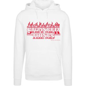 F4NT4STIC Sweatshirt 'Stranger Things Netflix TV Series'  robijnrood / wit