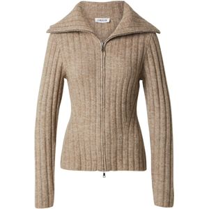 EDITED Gebreid vest 'Lillie Wool'  beige
