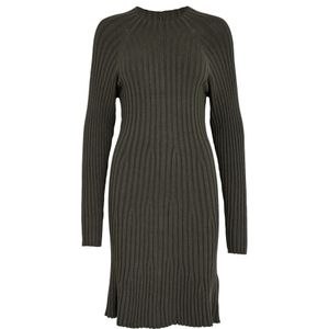 Peppercorn Gebreide jurk 'Anna'  donkergroen