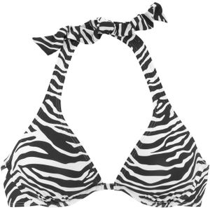 VENICE BEACH - Bikinitop - Zwart/Wit - Fjella - Triangel met Uitneembare Cups