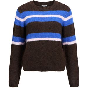 OBJECT Trui 'OBJGALIA'  beige / blauw / bruin