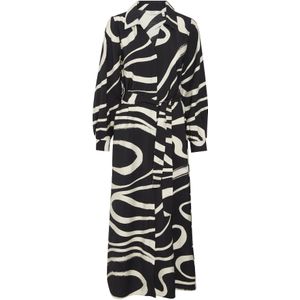 b.young Blousejurk 'Ibine'  zwart / offwhite