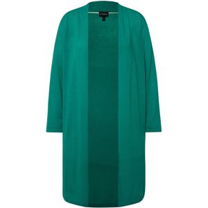 Ulla Popken Gebreid vest  petrol