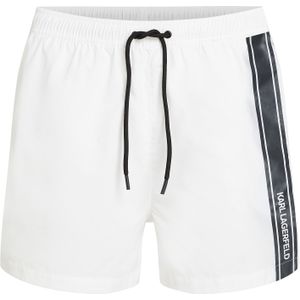 Karl Lagerfeld Zwemshorts  zwart / wit