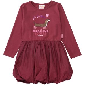 STACCATO Jurk  bruin / lichtroze / wijnrood / wit