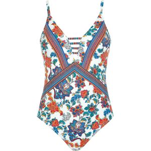 OLYMPIA Badpak  azuur / oranje / rood / wit