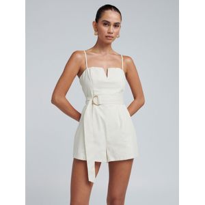 BWLDR Jumpsuit 'FI COTTON PLAYSUIT'  offwhite