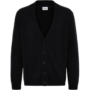 !Solid Gebreid vest ' SDRICK '  zwart