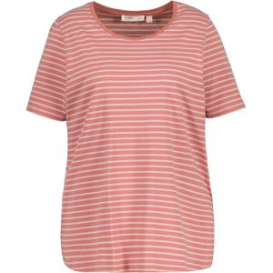 Ulla Popken Slaapshirt  rood / wit