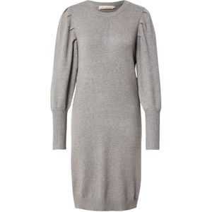 Peppercorn Gebreide jurk 'Anissa'  grijs gemêleerd