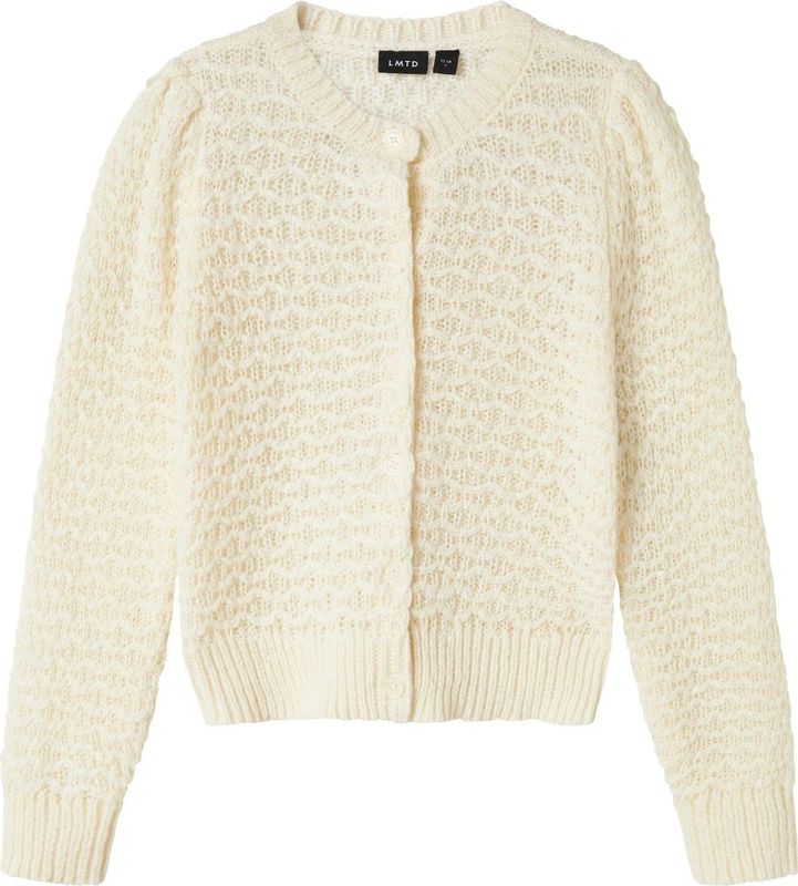 LMTD Gebreid vest  wolwit