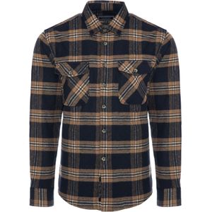 CARISMA Overhemd  bruin / donkerbruin / wit