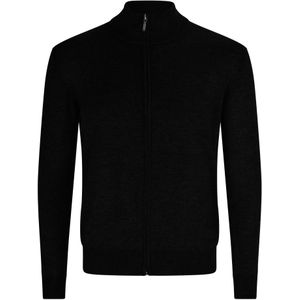 CASH-MERE.CH Gebreid vest  zwart
