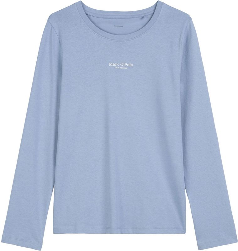 Marc O'Polo - Pyjamabovendeel - Effen - Regular Fit - Lange Mouwen - Puur Katoen