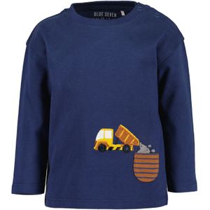 BLUE SEVEN Shirt  donkerblauw / pueblo / geel / grijs