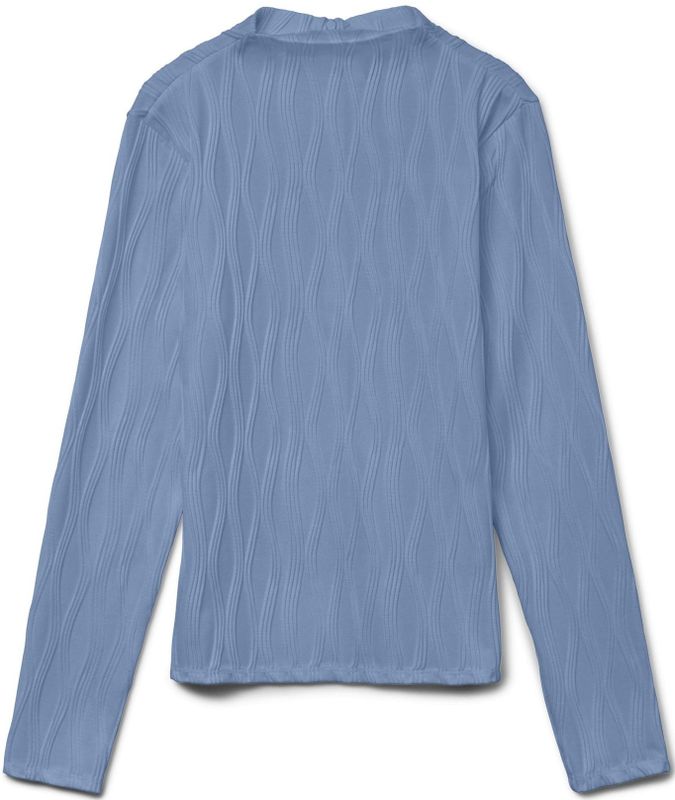 Vmpeony - Blouse - Hoge Hals - Lange Mouwen - Rits Detail - Tight Fit