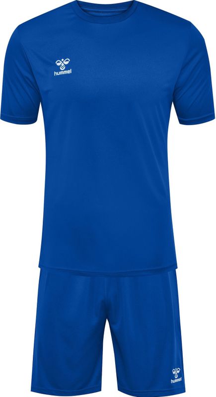 Hummel - Playful Set - T-shirt met Korte Mouwen en Shorts - Lichtgewicht Polyester Tricot