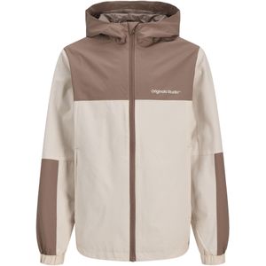 Jack & Jones Junior Tussenjas  lichtbeige / chocoladebruin
