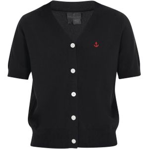 DreiMaster Klassik Gebreid vest  zwart