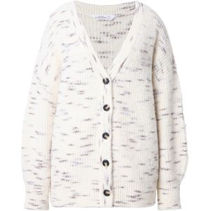 Studio Untold Oversized vest  wit gemêleerd