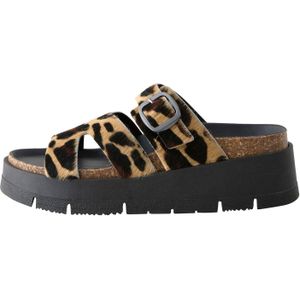 Next Muiltjes 'Forever Comfort'  bruin / karamel / zwart