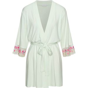 Kimonostijl - Mint - Viscose - Kimonokraag - Riemsluiting